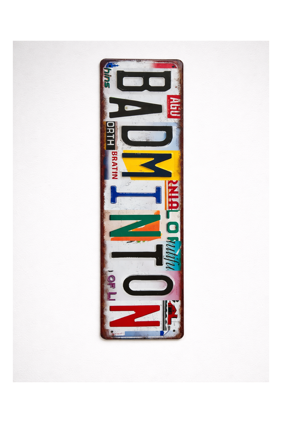 Plaque minéralogique